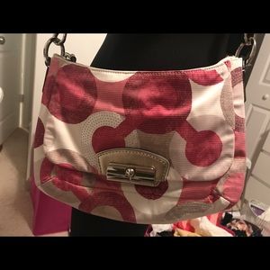 Coach Kristin Graphic Sequin EW Crossbody  SOLD
